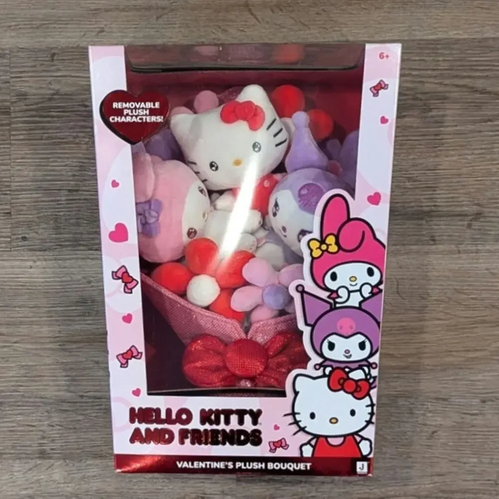 Hello Kitty and Friends 12-inch Plush Valentine's Sanrio product Jazwares